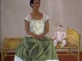 Frida Kahlo, Self-portrait with bed (Me and my doll)