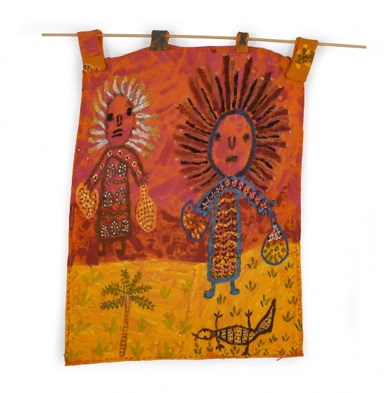 Trudy Inkamala, Old Laddie and Old Polly with Date Palm
