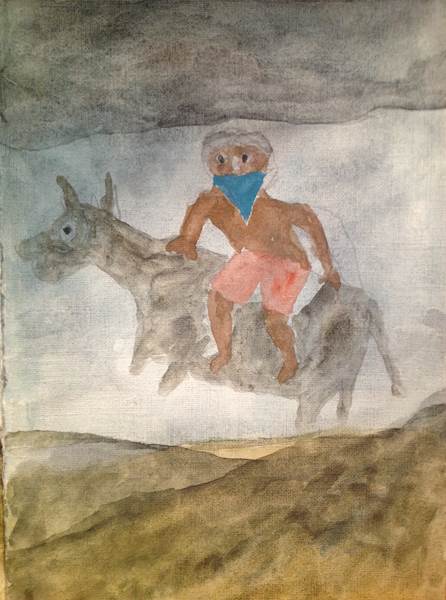 Jumaadi, Loneliness was part of it (detail)