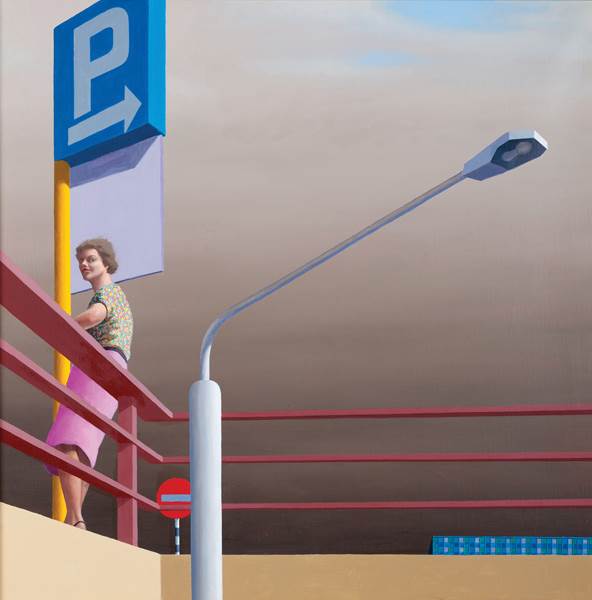 Jeffrey Smart, Fiumicino car park