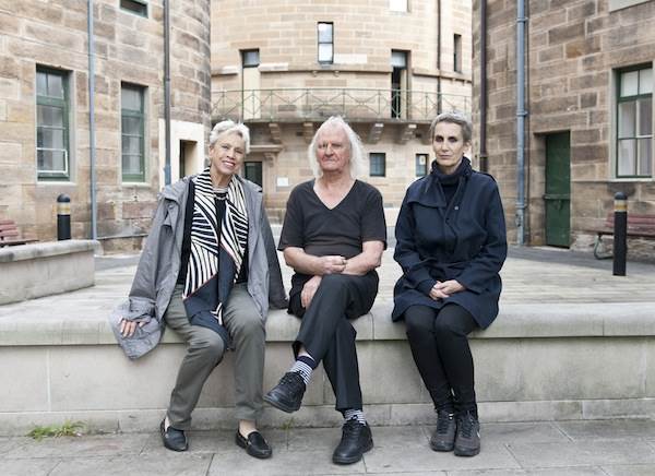 Ann Thomson, Ken Unsworth and Susan Norrie. Photo by Peter Morgan