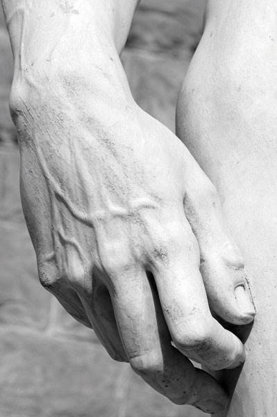 Michelangelo Buonarroti, David (detail)