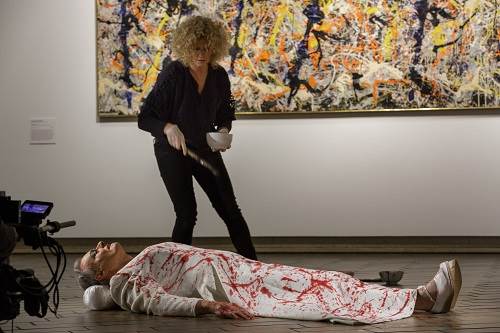 Mike Parr, Jackson Pollock the Female