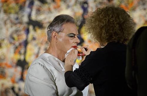 Mike Parr, Jackson Pollock the Female
