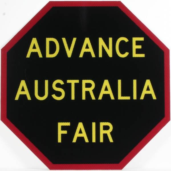 Brenda L Croft, Advance Australia Fair Black