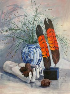 Leigh Schoenheimer, The Meaning of (Still) Life: An Unnatural History – The Glossy Black #1 (detail)