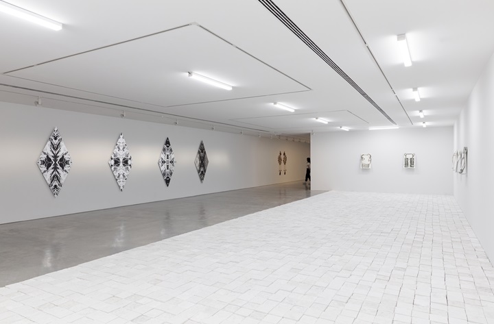 Aidan Hartshorn (left) and Sarah Ujmaia (right), installation view, Primavera 2024