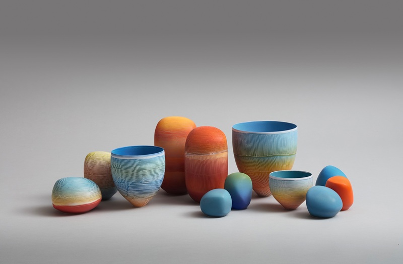 Pippin Drysdale, Breakaway Series III – Blue Enamel Orchid