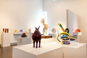 Installation view, 2024 Deakin University Contemporary Small Sculpture Award