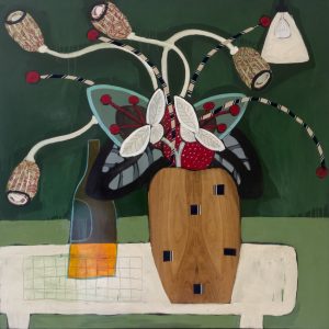 John Baird, Dancing Floral (Klimt Vase), 2024
