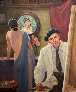 Antonio Dattilo-Rubbo, The artist and the model