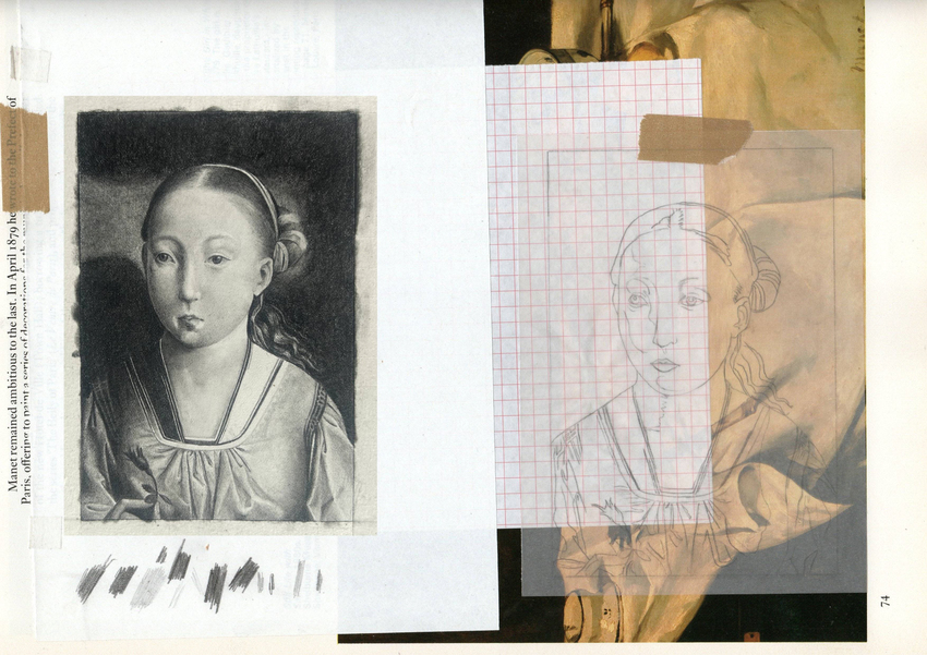Camille Thomas, Translation of ‘Portrait of an Infanta. Catherine of Aragon’ (ca. 1496), Juan de Flandes, 2024