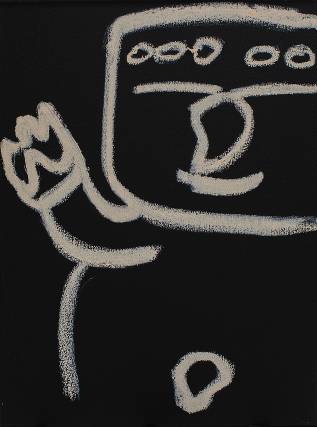 Joshua Searle, Stylized Figure (Quindlio, Quimbaya), 2024