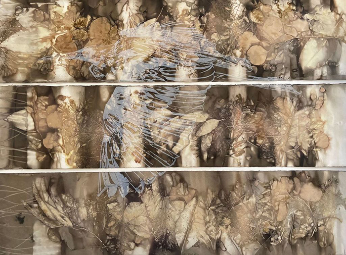 Kate Gorringe-Smith, White faced Heron at Twilight