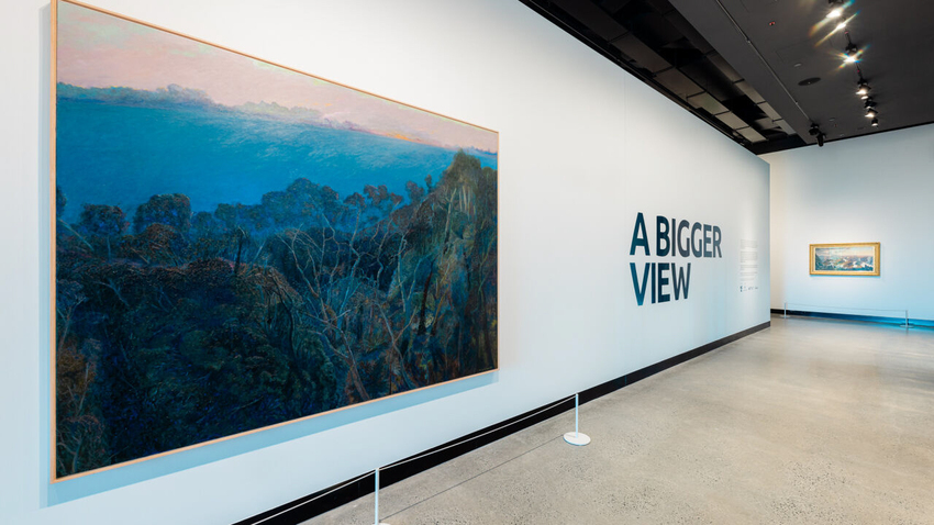 Installation view A Bigger View