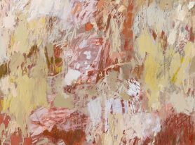 Pamela Honeyfield, Windscript, 2025, oil on canvas, 92 × 122cm