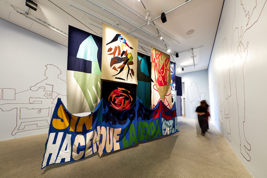 Installation view of the Nadia Hernández: Para verte mejor, en todo tiempo (To see you better, at all times) exhibition at the Art Gallery of New South Wales