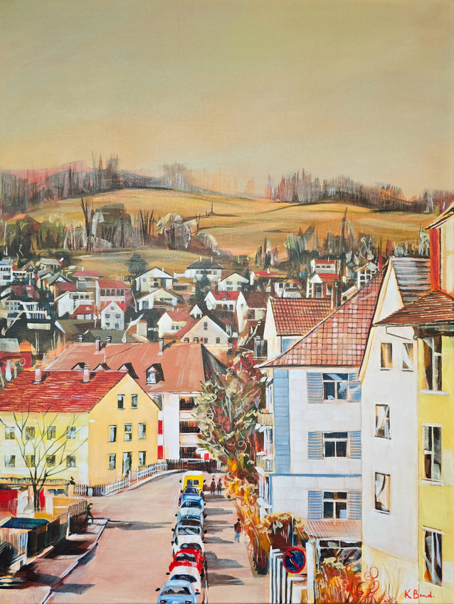 Kate Beard, A Street in Switzerland, 2025