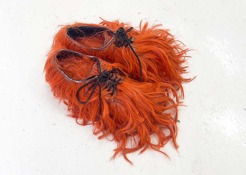 Chunxiao Qu, Wig Shoes, 2017
