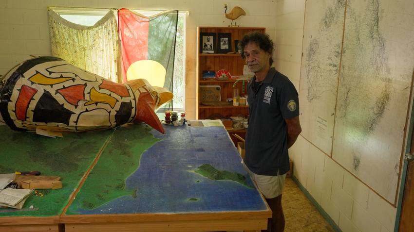 Rachel O’Reilly, Leonard Andy on Djiru Country, Mission Beach