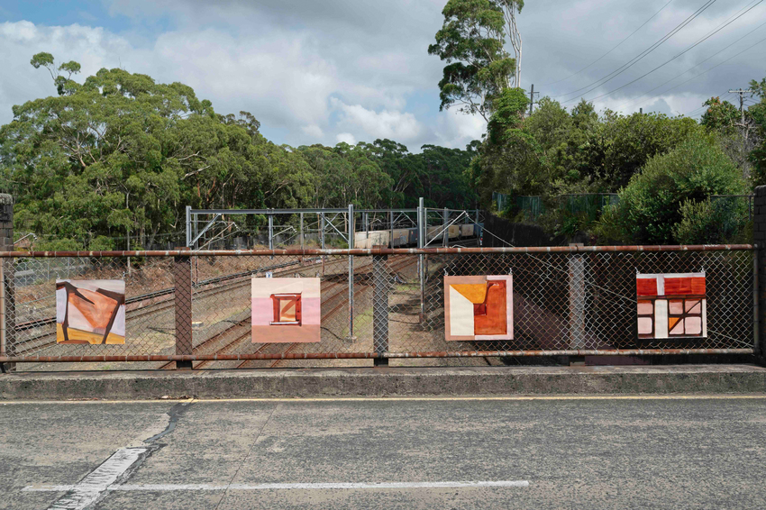 Joe Frost, Four placards for Denistone Station bridge, 2025–6