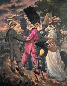 Michael Vale, Pink Suit, 2023