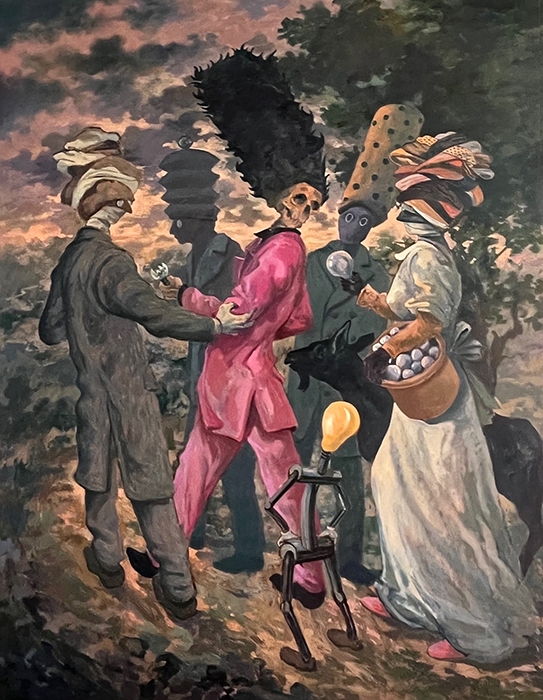 Michael Vale, Pink Suit, 2023