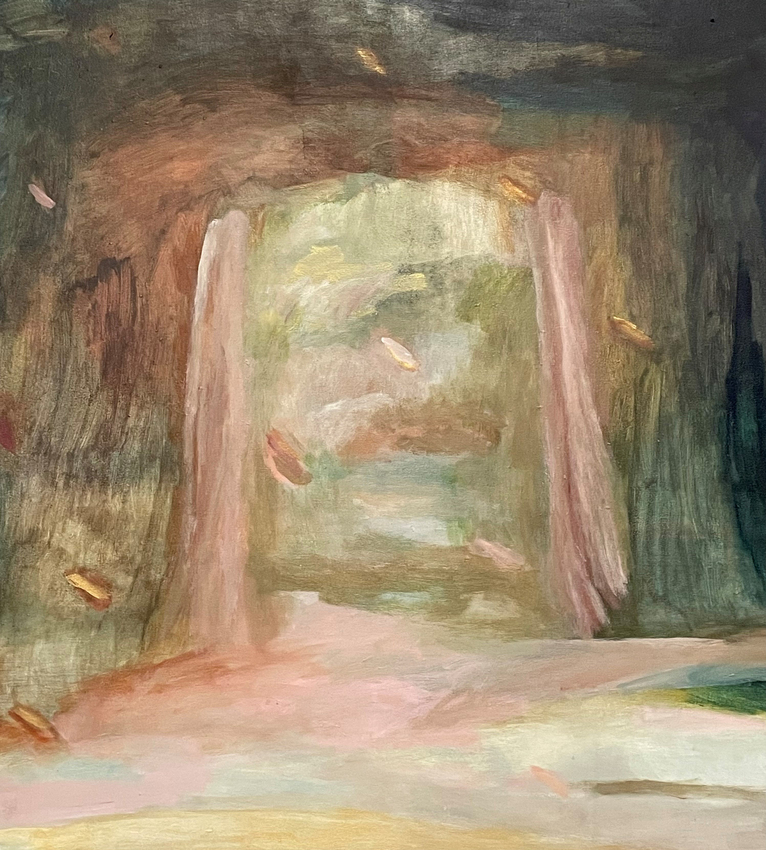 Linda Chant, Foot of the Mountain (detail), 2026