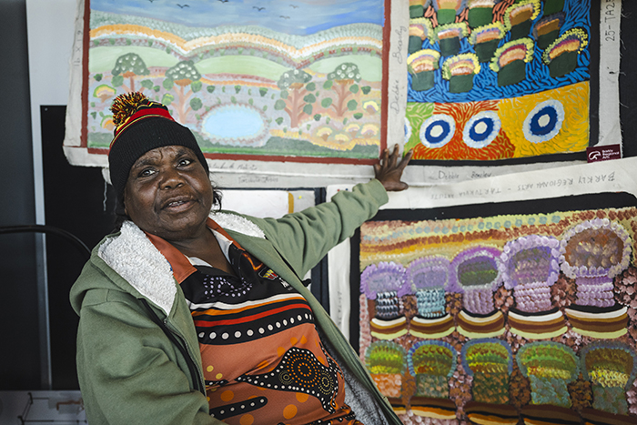 Debbie Napanangka Beasley, Barkly Arts, 2025