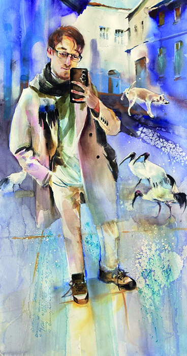 Elena Churilova, Smartphonization, or Gateway to Inner Reality (detail), 2026