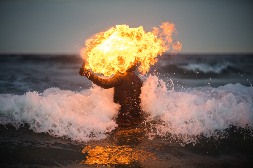 Shaun Gladwell, Test 1: Maximus swept out to sea (Wattamolla), 2013
