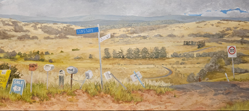 Sarah Randall, Take the Long Way (detail), 2026