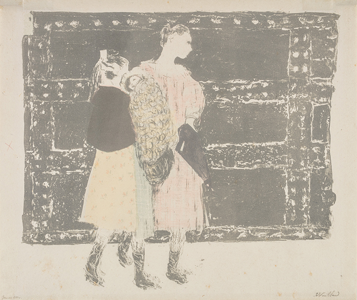 Édouard Vuillard, On the Pont de l’Europe from the portfolio ‘Landscapes and interiors,’ 1899