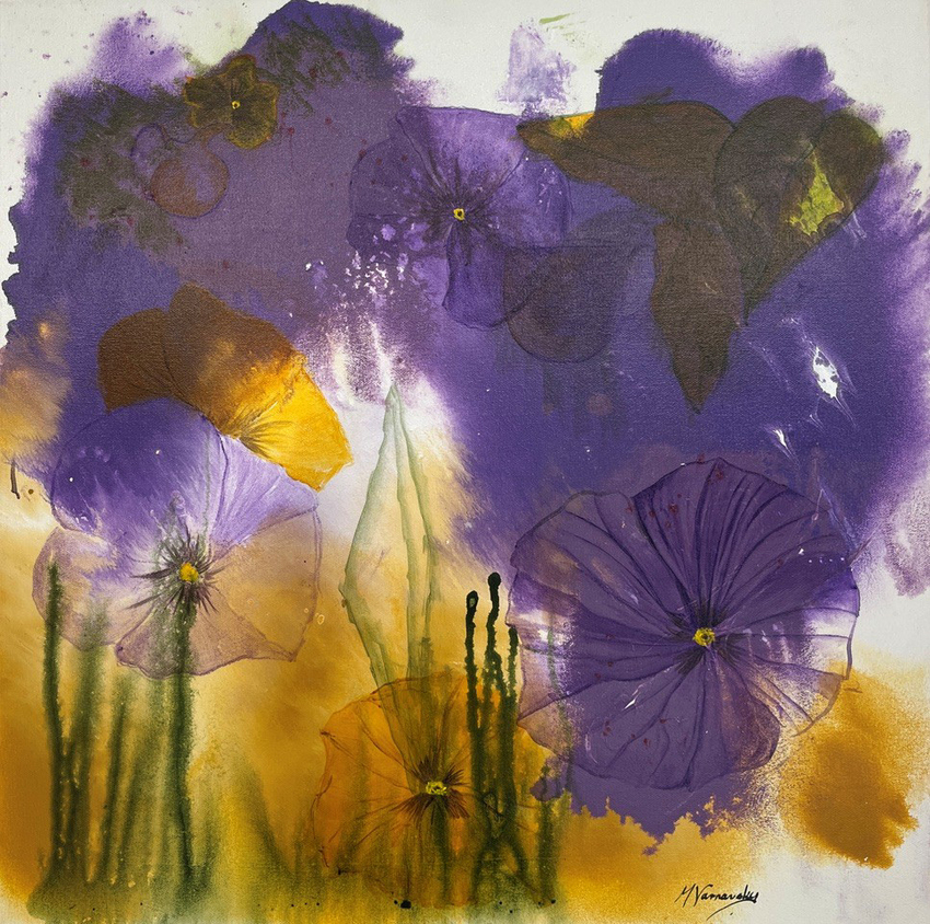 Maureen Varnavsky, acrylic and ink