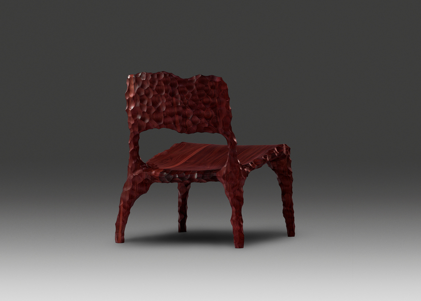 Trent Jansen & Tanya Singer, Manta Pilti, Dry Sand Low Chair