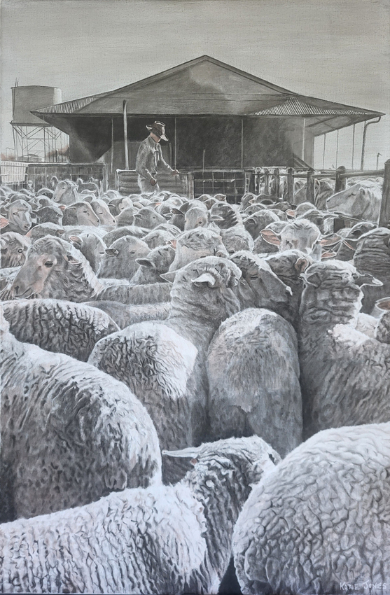 Katie Jones, Untitled, inspired by Camara Station outside Winton, Qld, 2026