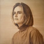 Jacqueline Hennessy, Eliza, oil on linen, 102 × 102cm / Courtesy the artist, David Roche Gallery, South Australia, and S.H. Ervin Gallery, Sydney