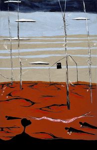 Mia Boe, That Which Persists, 2026, oil and acrylic on linen / Courtesy the artist and Hadley’s Art Prize