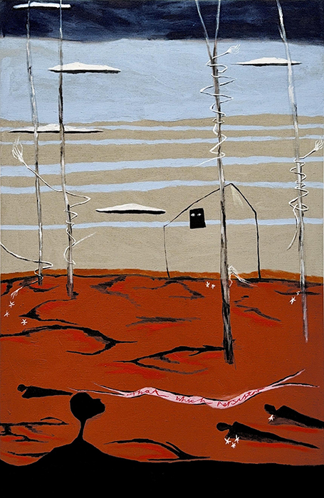 Mia Boe, That Which Persists, 2026, oil and acrylic on linen / Courtesy the artist and Hadley’s Art Prize