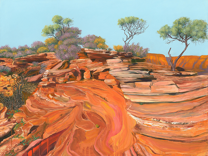 Kim Leutwyler, Sunlit from within, 2026, oil on canvas / Honourable Mention in the 2026 Hadley’s Art Prize / Courtesy the artist and Hadley’s Art Prize