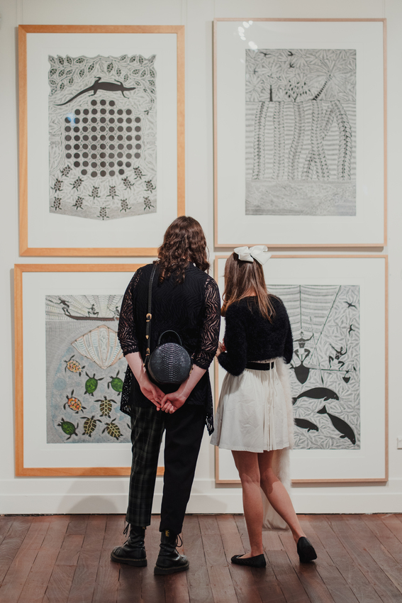 Billy Missi'n Wakain Thamai at the Bunbury Regional Art Gallery