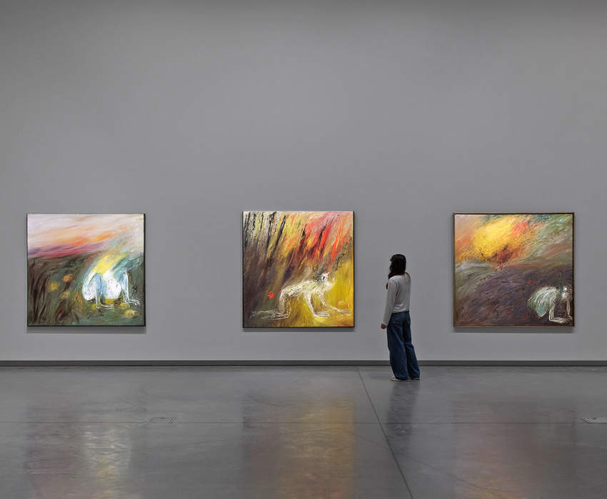 Man on Fire: Visions of Nebuchadnezzar, installation view