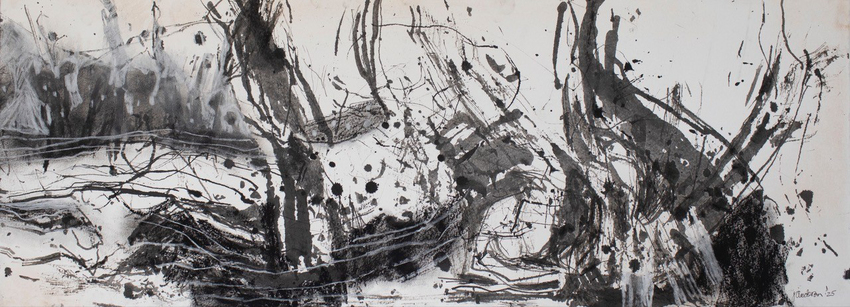Jill Anderson, Dry creek bed (detail), 2026