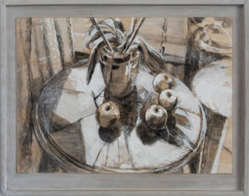 Rod Holdaway, Parallax 1 – Three apples and an Orchid, 2026