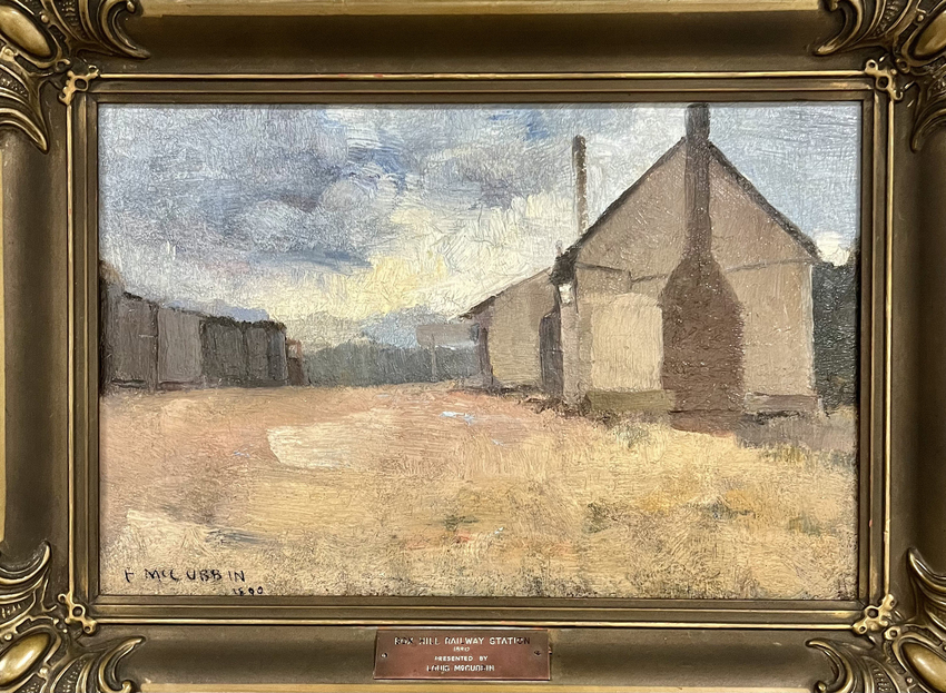 Frederick McCubbin, Box Hill Railway Station, 1890