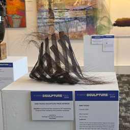 Jane Theau, Charred, 2026, woven horsehair, 20 × 25 × 35cm / Winner of the 2026 Paddo Sculpture Prize / Courtesy the artist and Paddington Art Prize