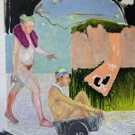 Anthony Cahill, A Question of Timing, 2025, oil paint on linen, 183 × 137cm / Winner of the 2026 Calleen Art Award / Courtesy the artist and Calleen Art Award